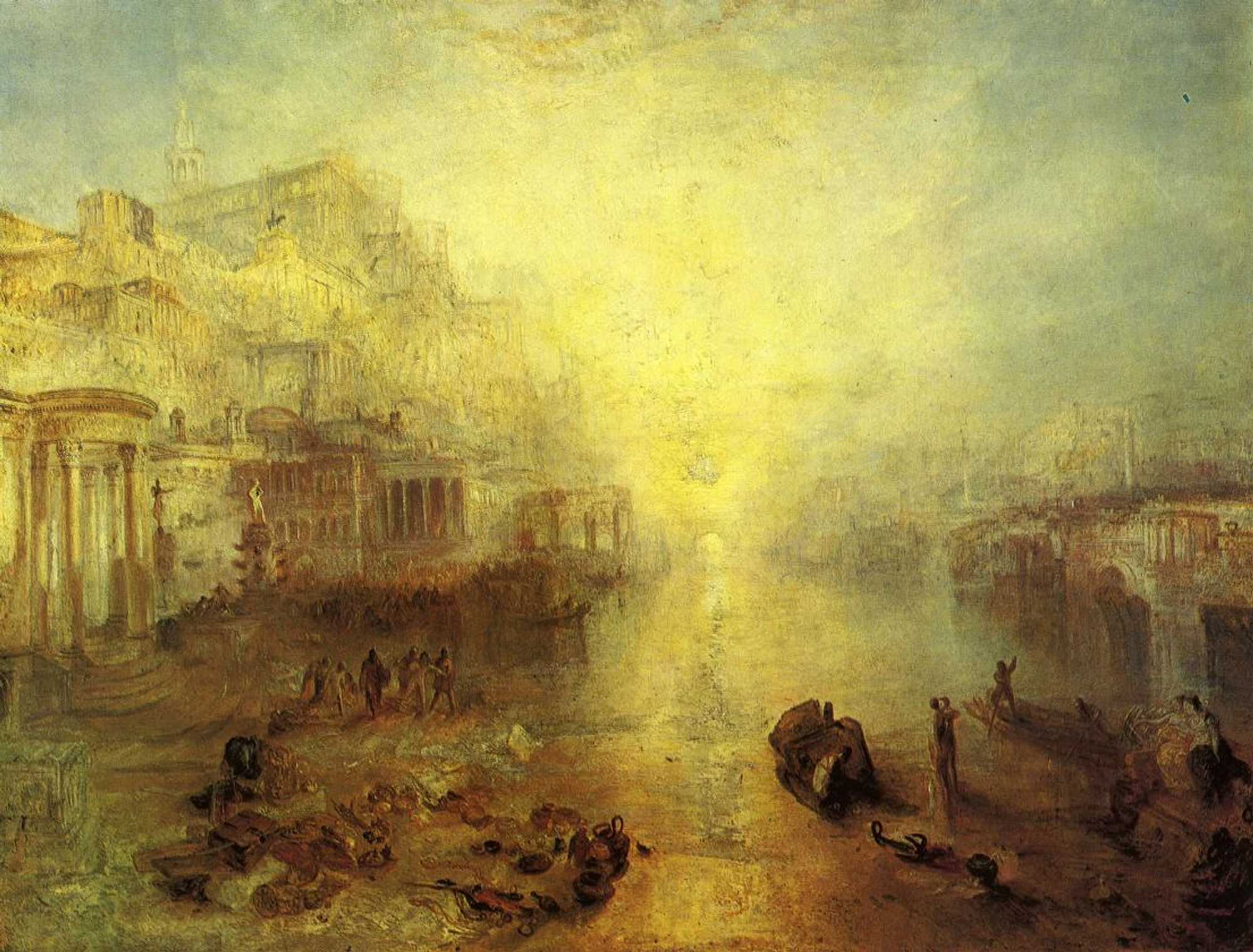 J. M. W. Turner: Ancient Italy - Ovid Banished from Rome