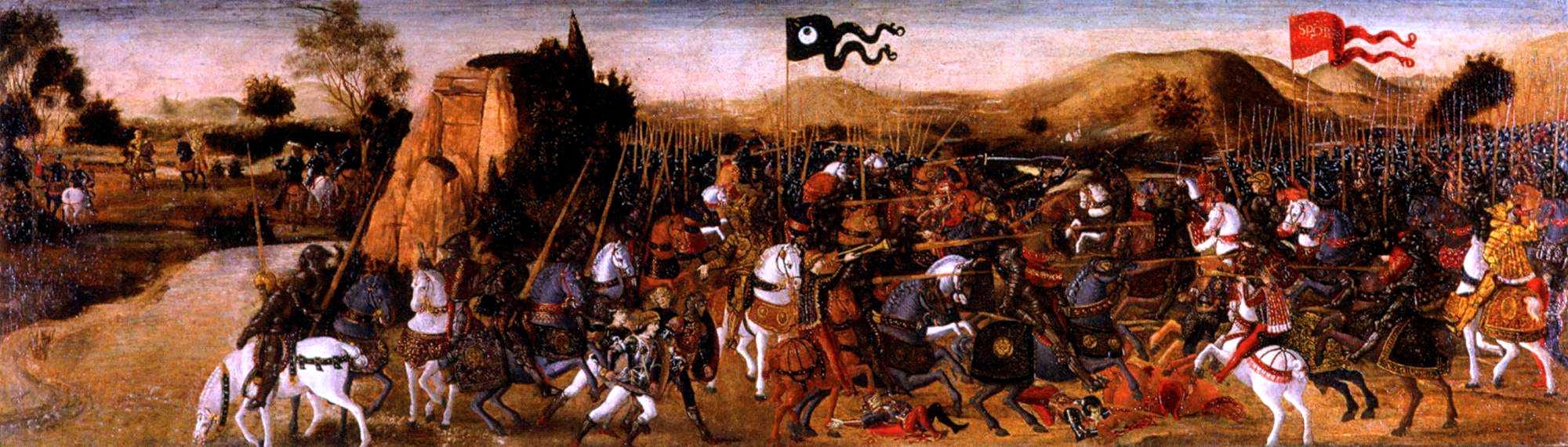 Andrea del Verrocchio - The Battle of Pydna 