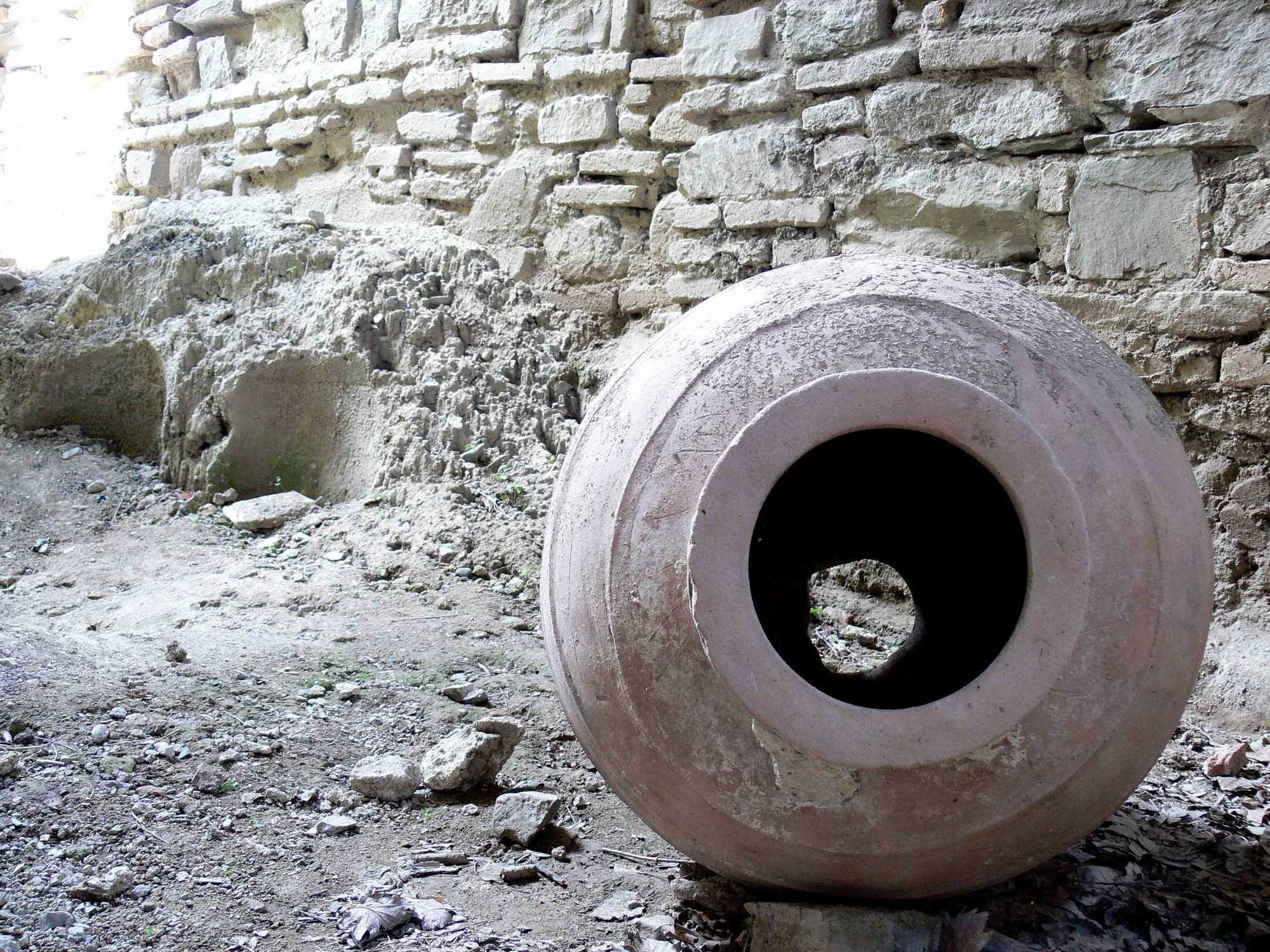 Jug (kvevri. or qvevri in Georgian) for making wine