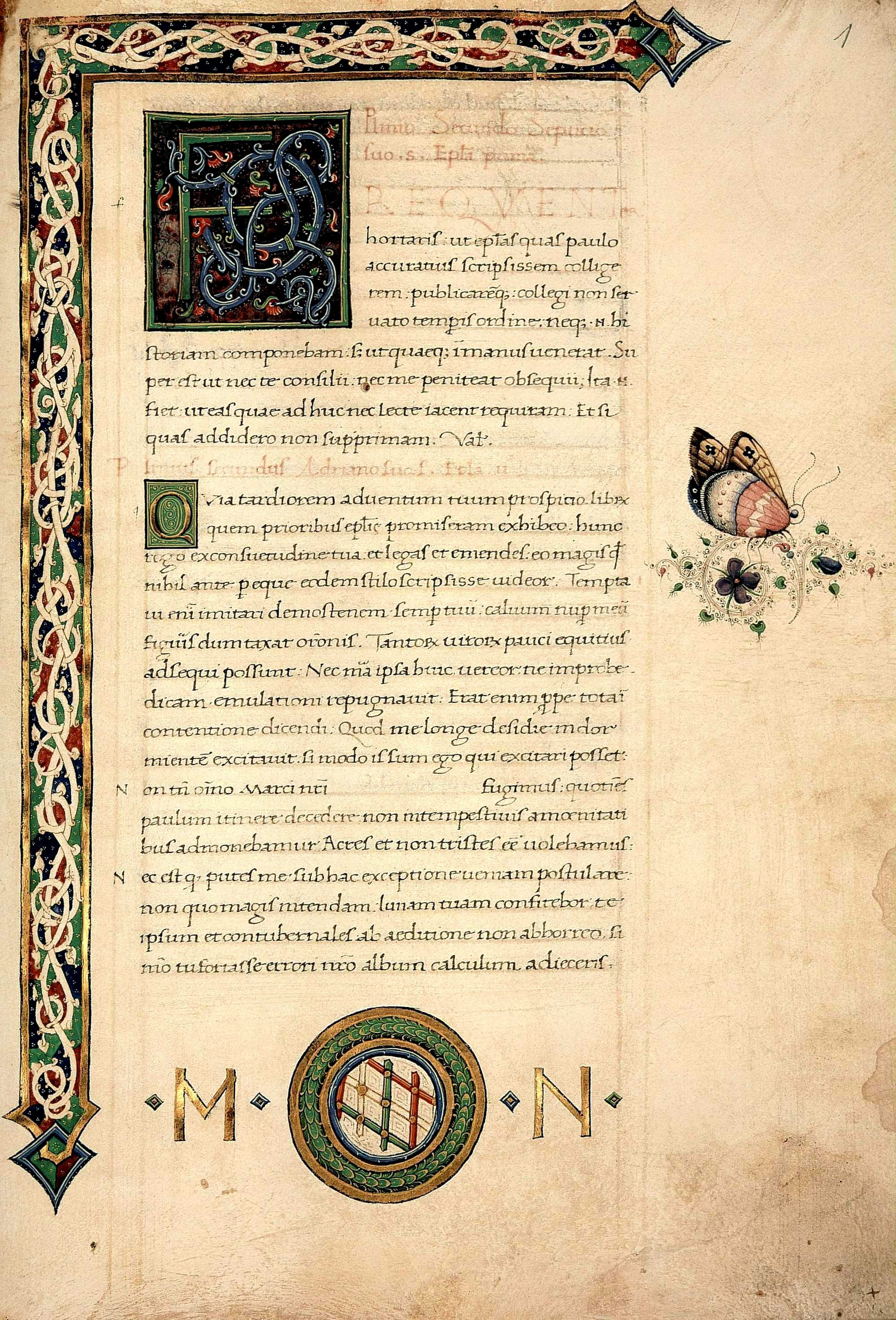 Pliny the Younger, Letters, Biblioteca Malatestiana