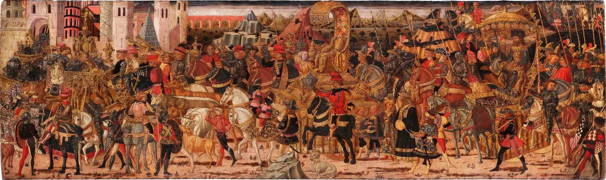 Giovanni di ser Giovanni Guidi: Triumph of Lucius Aemilius Paullus after the Battle of Pydna