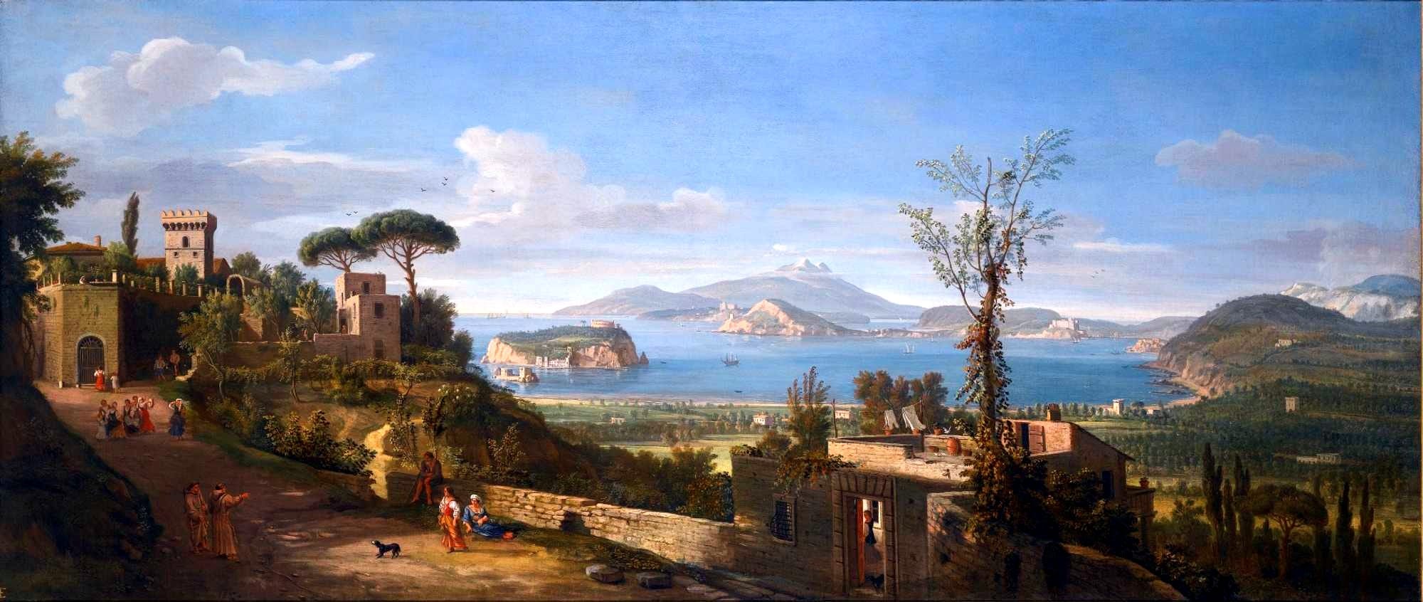 Caspar van Wittel – View of the Bay of Pozzuoli, near Naples, taken from the east, looking towards the port of Baia, with the islands of Nisida, Procida and Ischia
