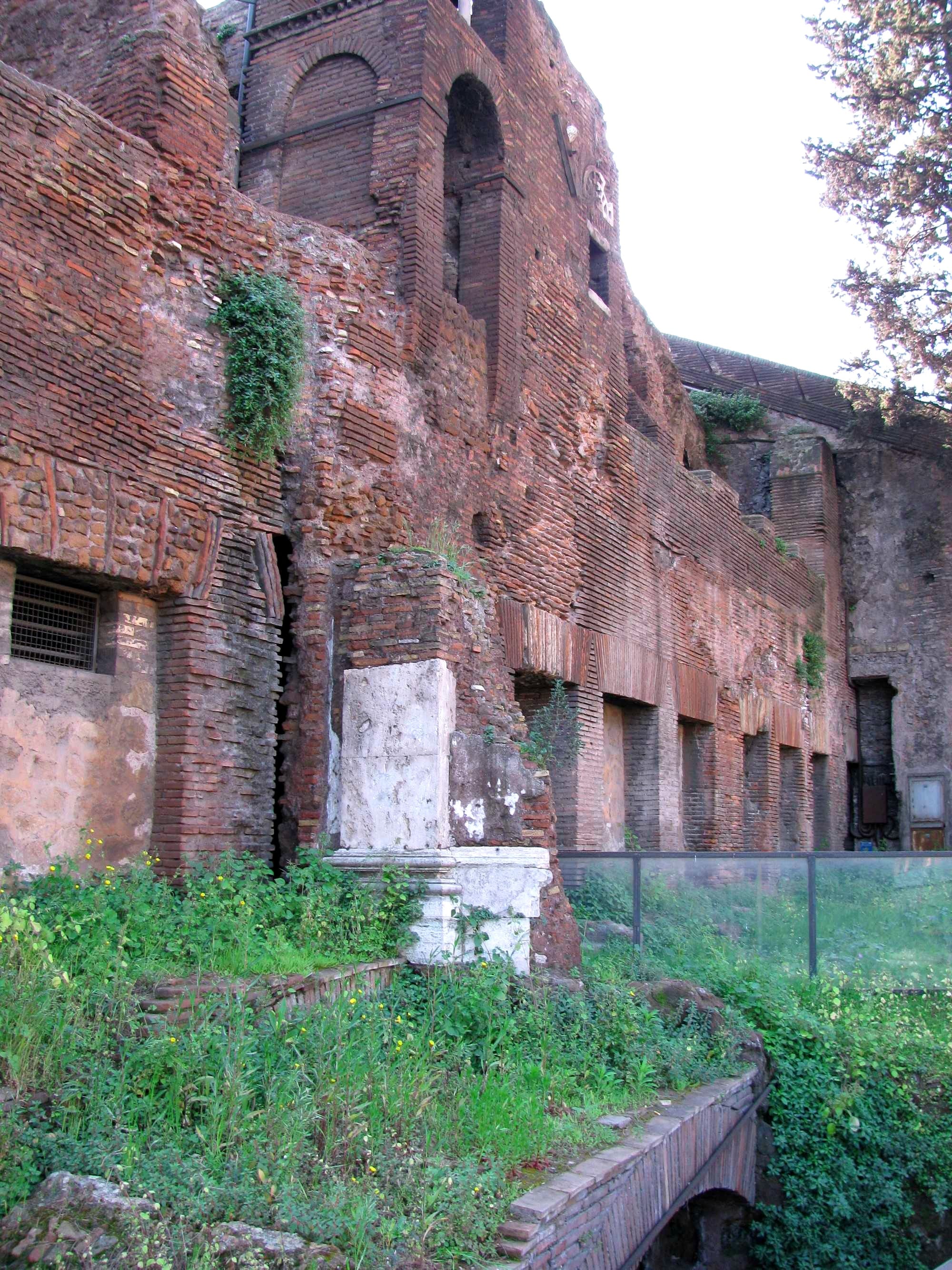 Insula IInd centure DC, upper floors, Capitole west slope, Rome