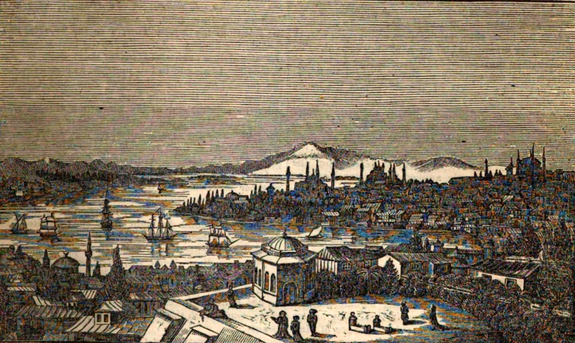 Penny Magazine 1832 193 View of Constantinople from Galata