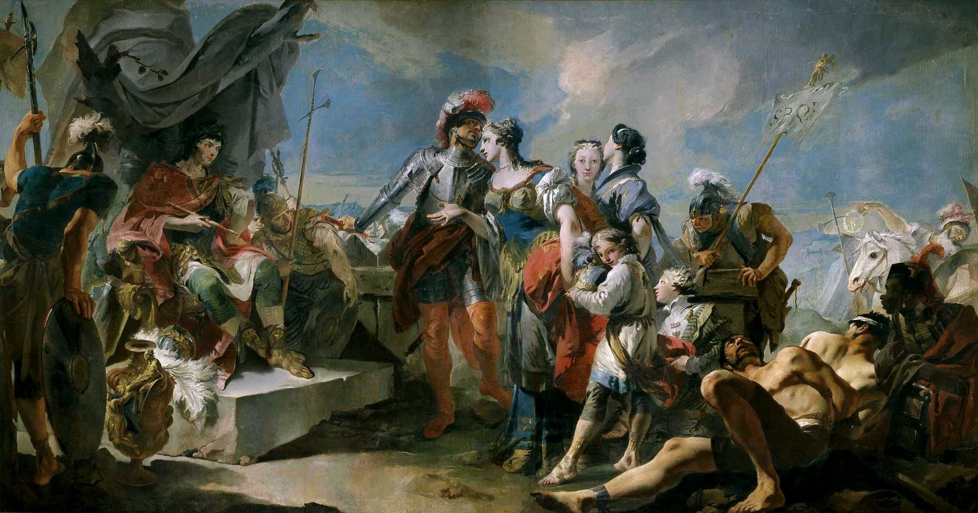  Giovanni Battista Tiepolo: Queen Zenobia before the Emperor Aurelian