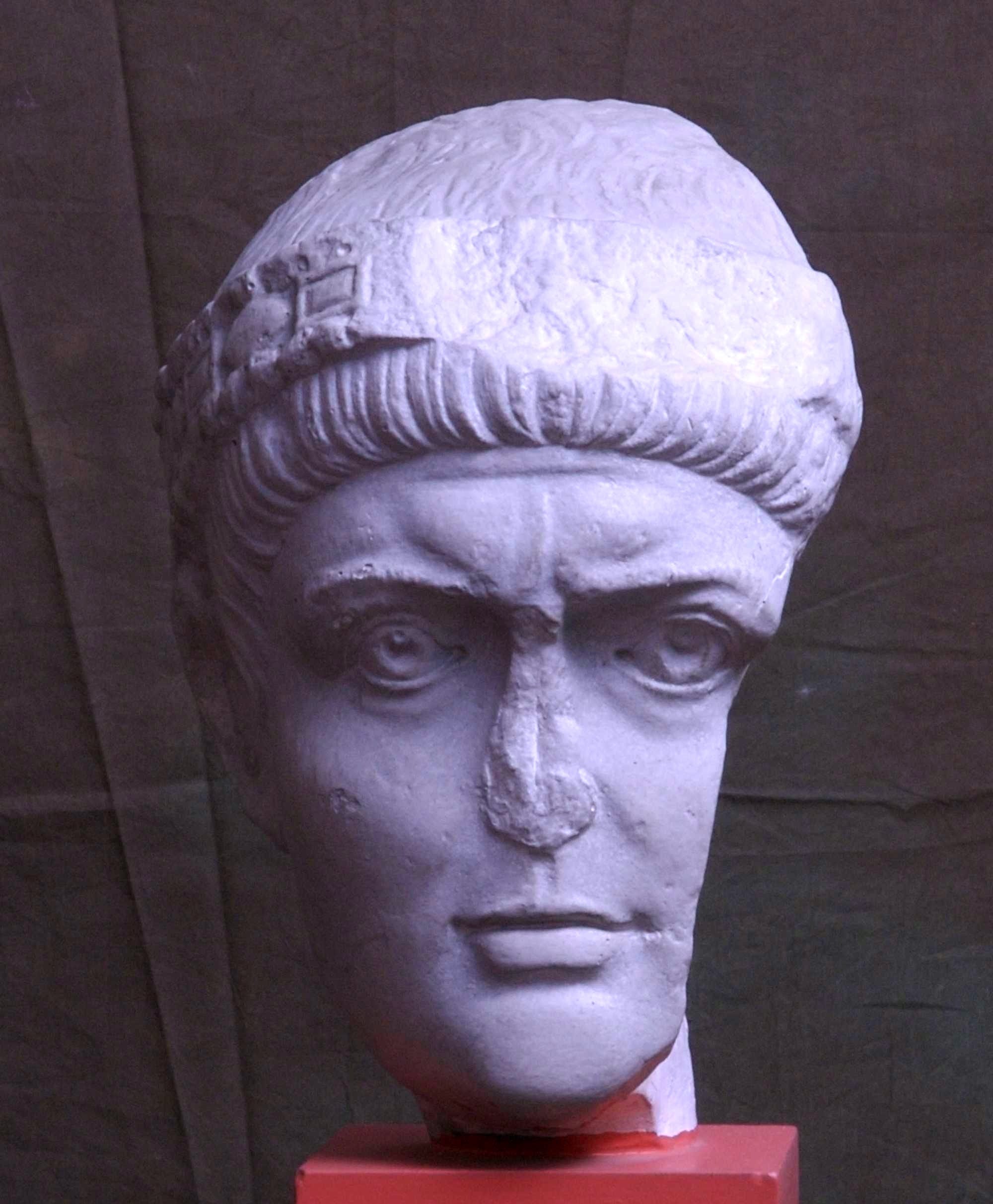 Restored head of Valentinian I