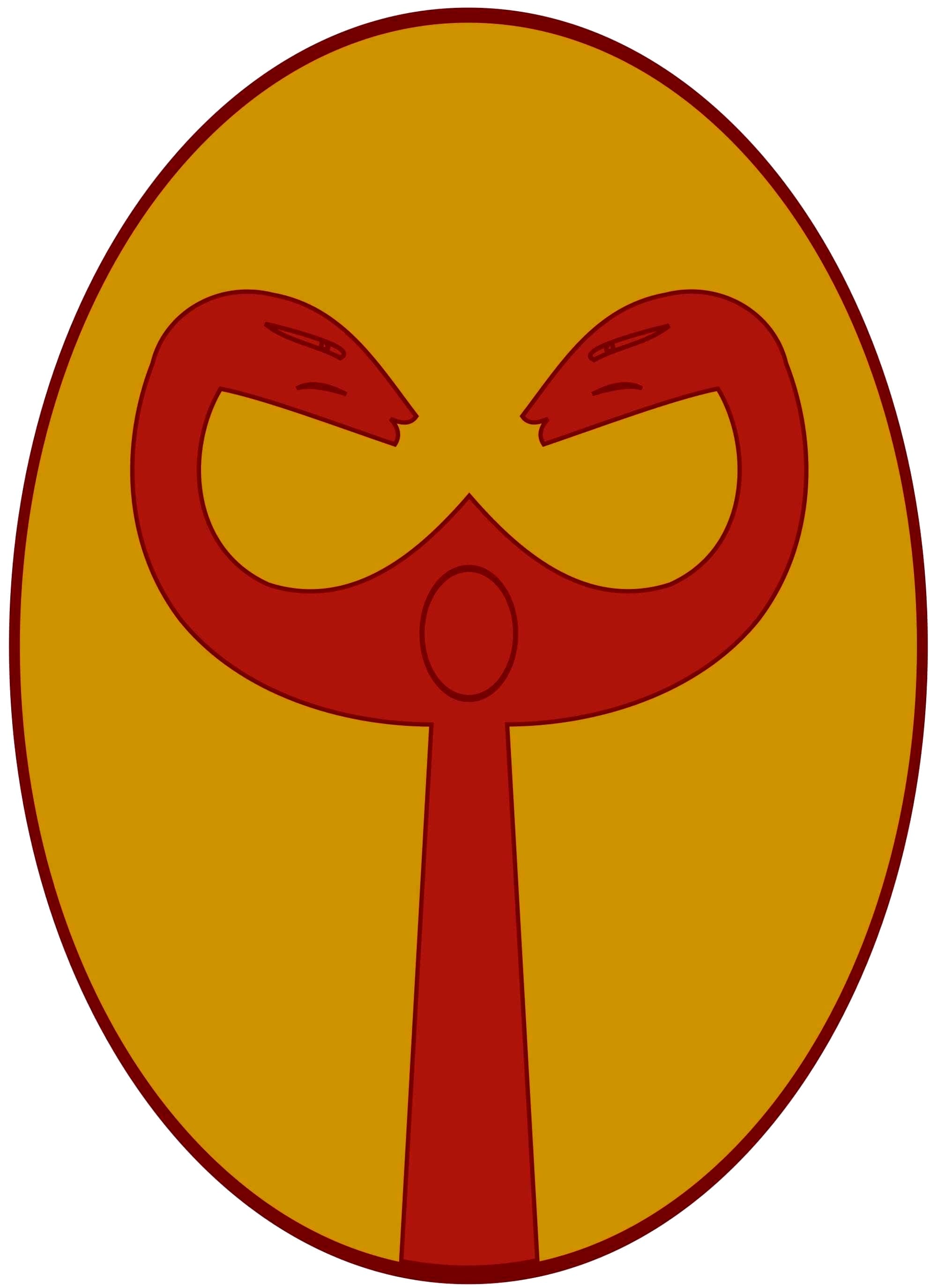 Shield pattern of Cornuti late Roman empire legion, according to Notitia Dignitatum