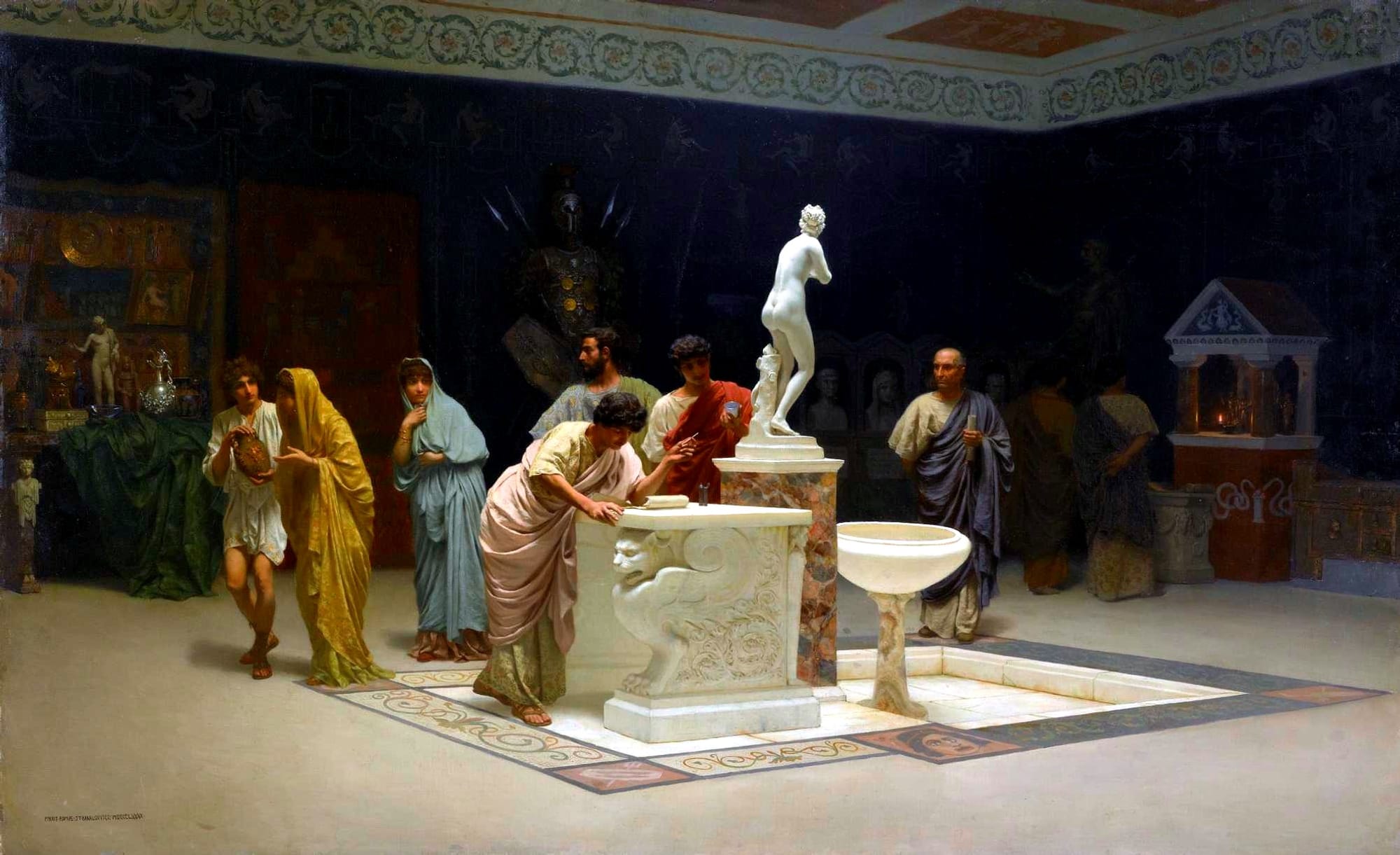 Stefan Bakałowicz: At Maecenas' reception room.