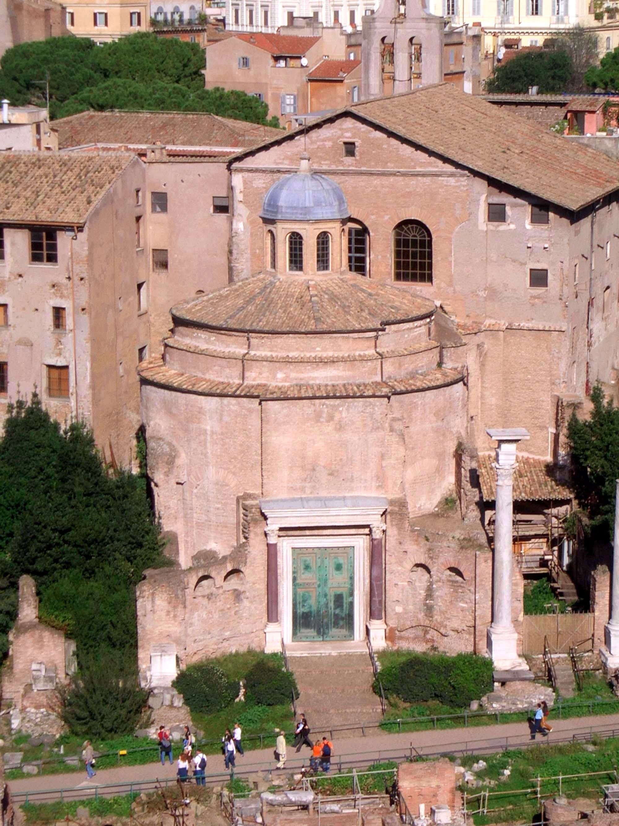 Temple of Romulus in the Roman Forum, Rome