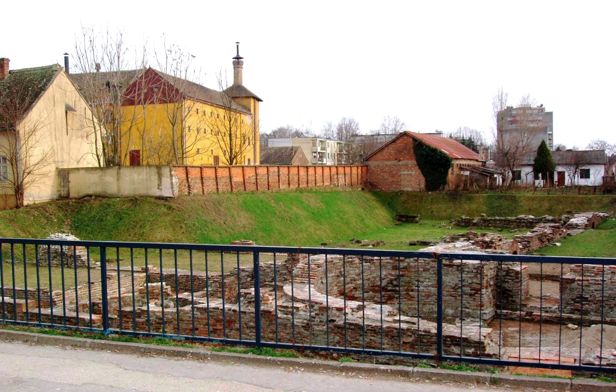 The ruins of Imperial Palace of Syrmium