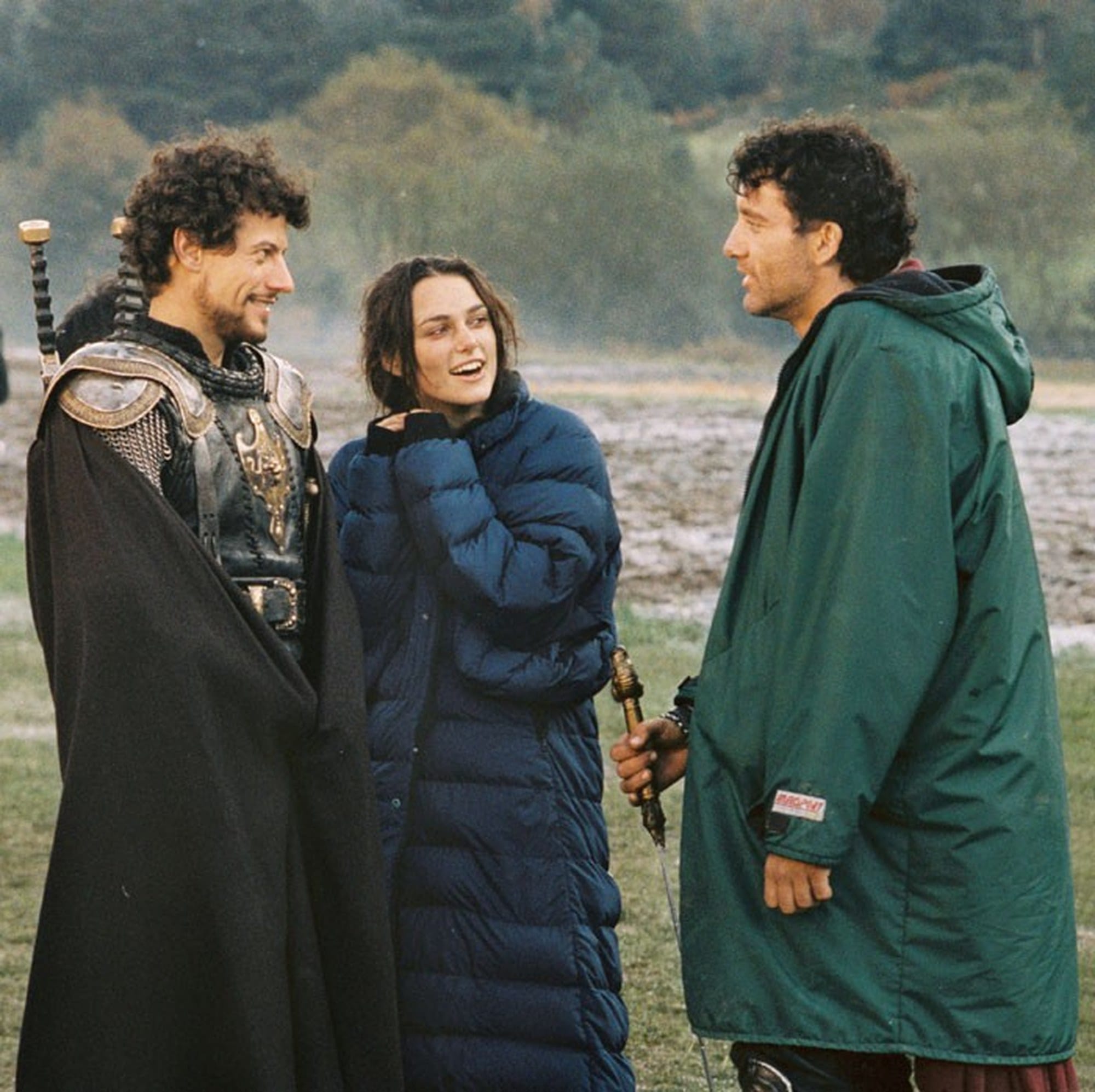 Ioan Gruffudd, Keira Knightley and Clive Owen in a scene from King Arthur (2004).