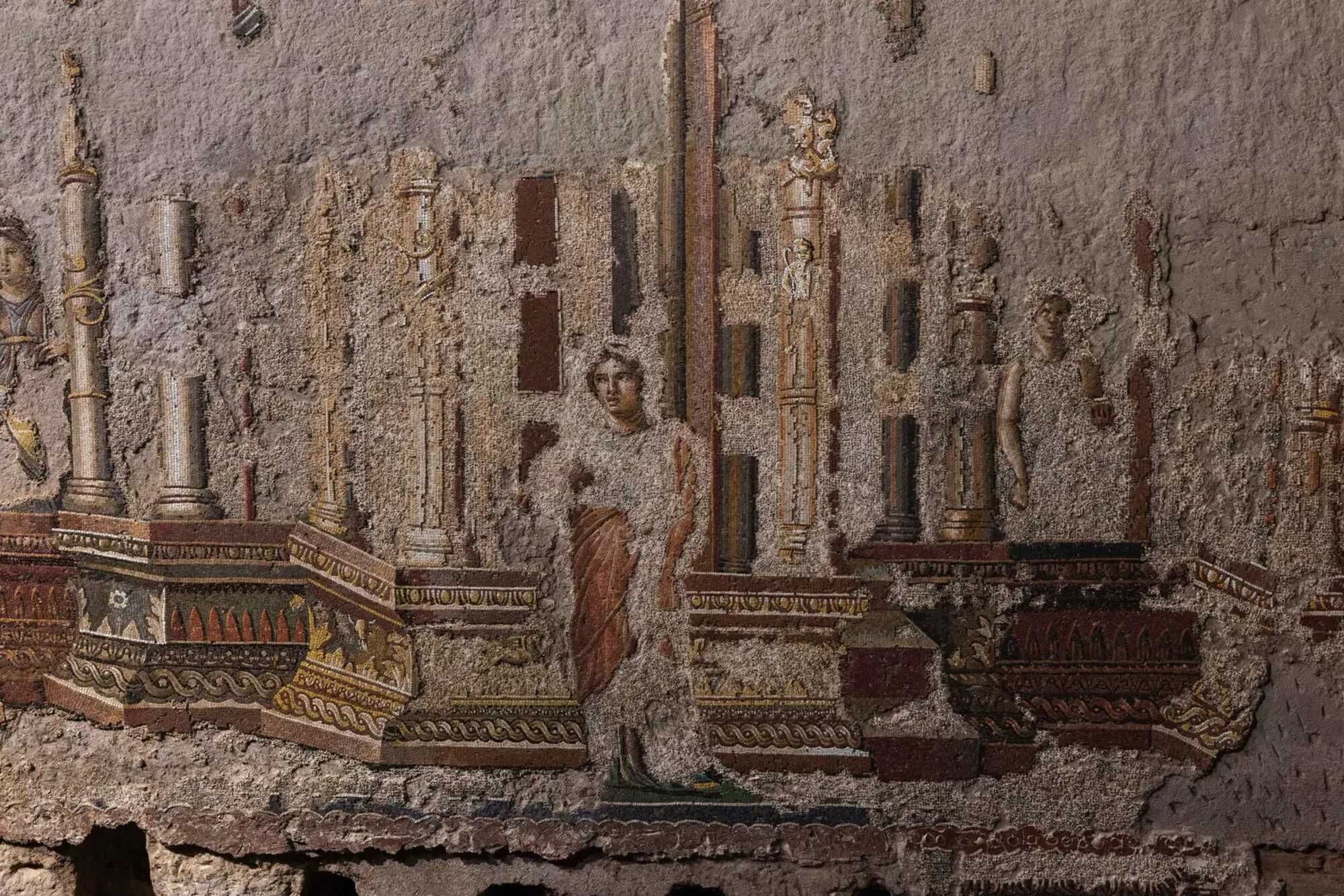 Rome Opens the Painted City and Great Mosaic Beneath Trajan’s Baths