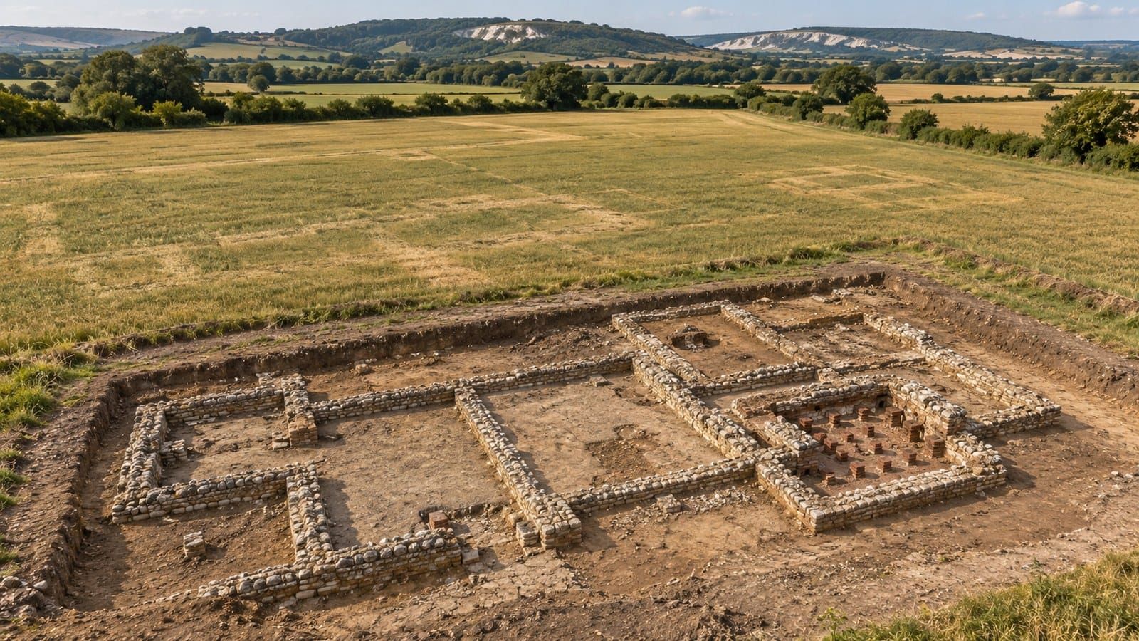 Google Earth Clues Led to a Roman Villa’s Heated Baths in Kent