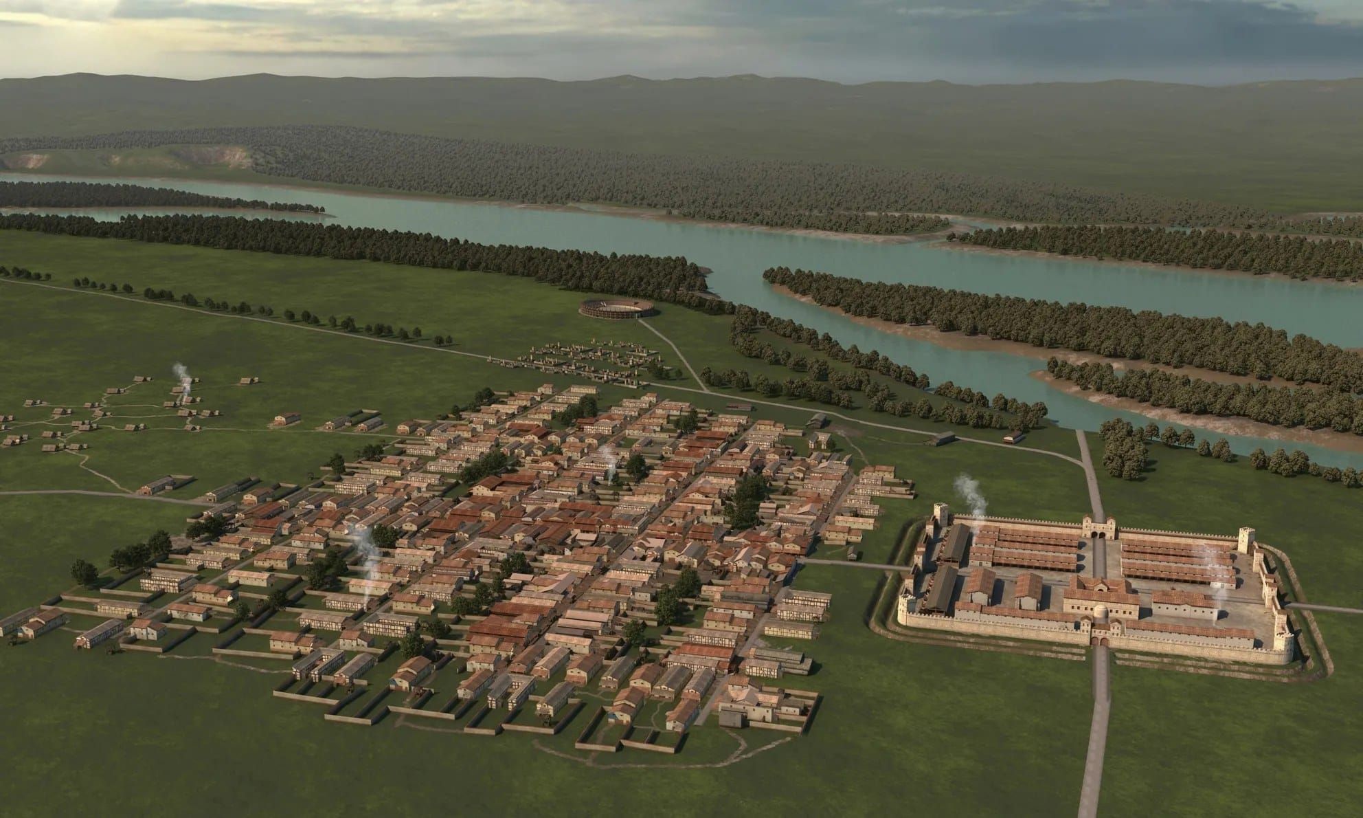 Lost Roman Town with 8,000-Seat Amphitheater Mapped in Austria