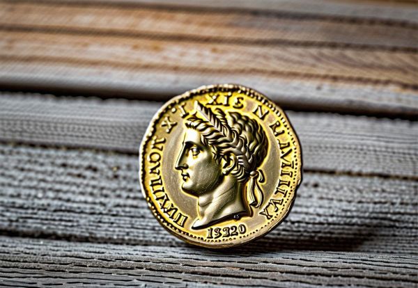 One of the myriad golden coins involved in the scandal