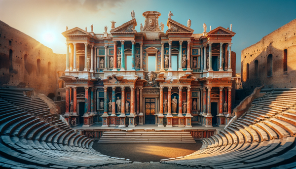 The magnificent Roman theater of Philadelphia (Amman)