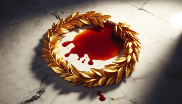 One of the many emperor's laurels who has fallen a victim to an assassination