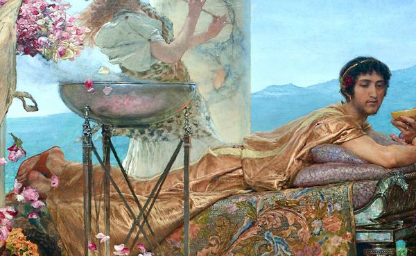 The Emperor Elagabalus, detail from Lawrence Alma-Tadema’s painting The Roses of Heliogabalus