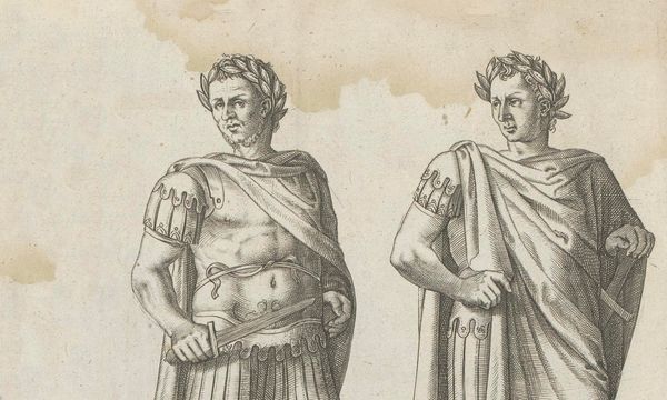 Roman Emperor Titus and Emperor Domitian