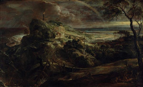 A storm in the Mediterranean, a painting by Rubens that is heavily debated on whether it contains the scene of Saint Paul's shipwreck or not