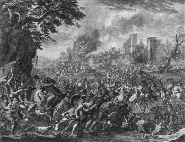 The siege and capture of Halicarnassus under Alexander the Great.