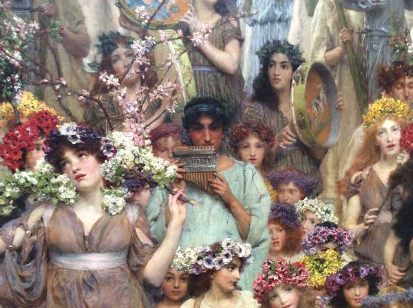Detail of Lawrence Alma Tadema, Spring