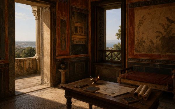 A possible representation of Augustus' secret room - Syracuse.