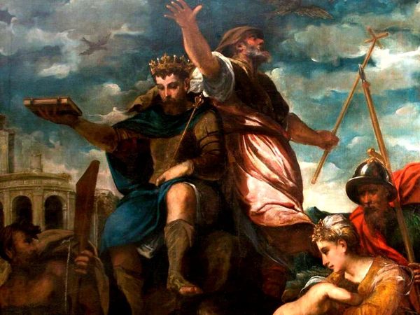 Antonio Palma (c.1510-1575) - An Allegory of Prophecy (King Numa and the Augurs)