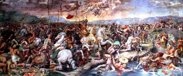 Battle of the Milvian Bridge by Giulio Romano