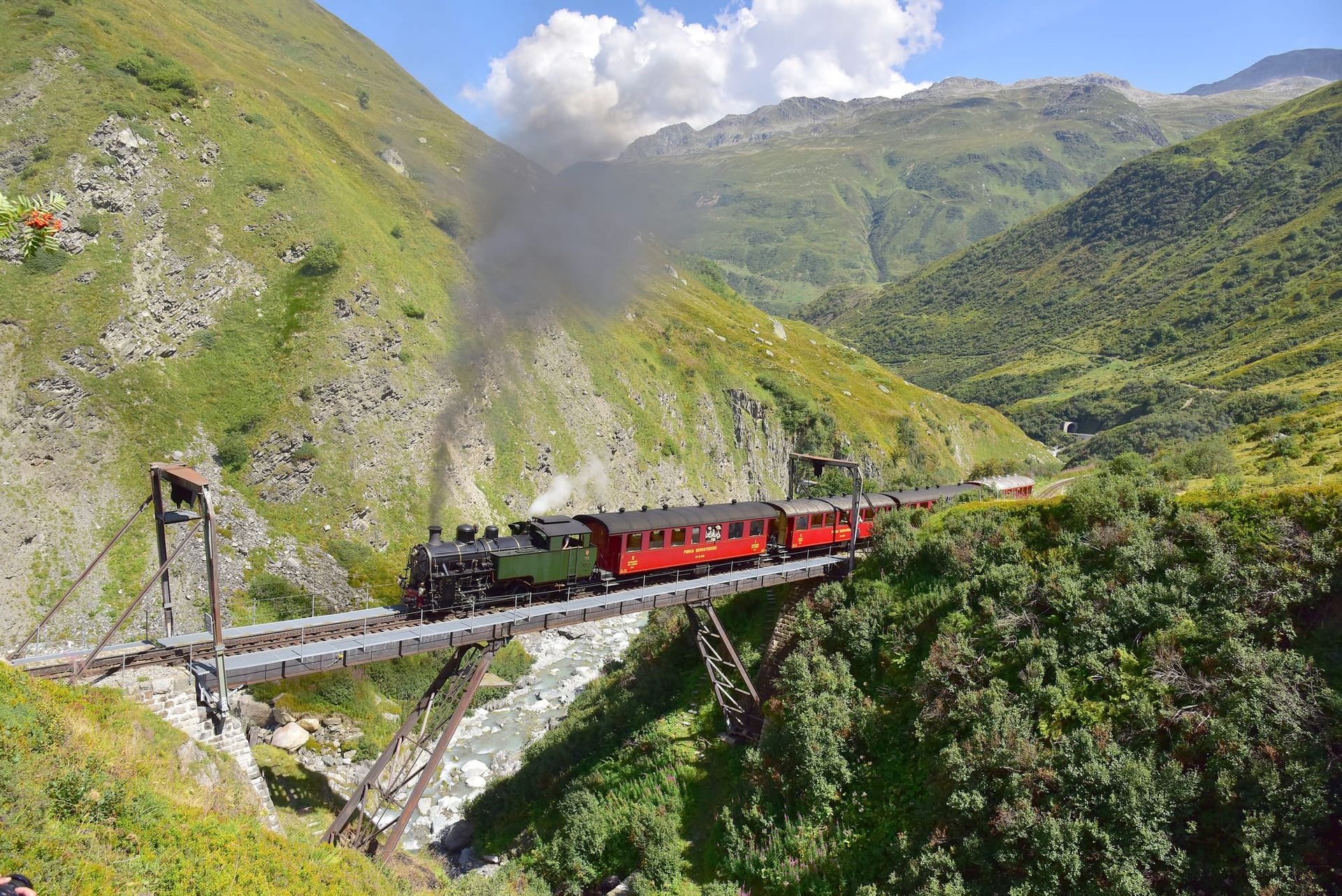 100 Jahre Bahnstrecke Brig–Disentis - eine eindrückliche und emotionale Jubiläumsfahrt