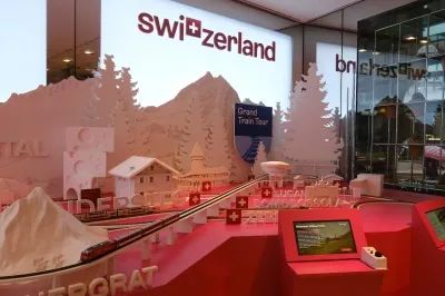 Das House of Switzerland  an der Winterolympiade in Milano