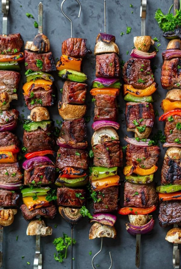 Steak bite kabobs