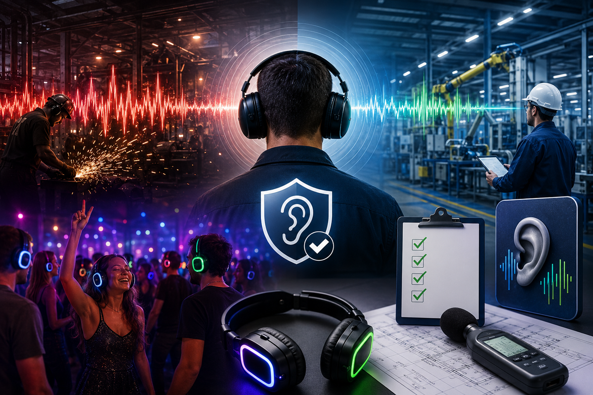 Silent disco e sicurezza acustica: quando l’intrattenimento incontra le certificazioni sul rumore