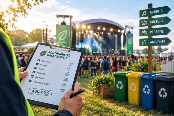 Quando anche un festival deve superare un audit: la sostenibilità sale sul palco