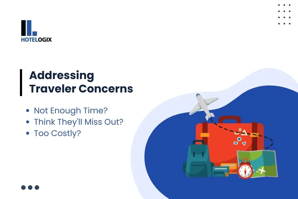 Addressing Traveler Concerns  Not Enough Time?  Think They'll Miss Out?  Too Costly?