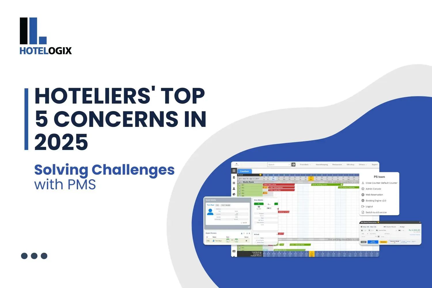 Hoteliers' Top 5 Concerns in 2025 and How Cloud PMS Solves Them