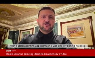 L'humeur de Veerle Daens : dommage, Zelenski n'a pas volé de Cézanne...