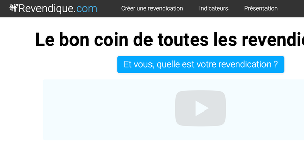 Revendique.com, la plate-forme libérale de revendications