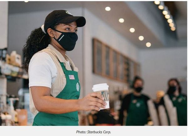 Starbucks impose la vaccination quasi-obligatoire à ses employés