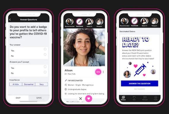 Sites de rencontre, nouveaux espaces où l’on banalise le passe vaccinal