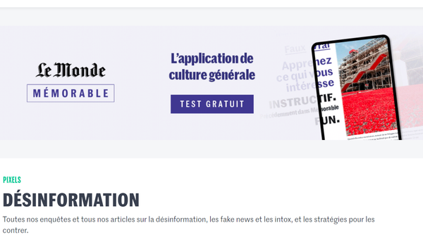 Le Monde: en direct dans la fabrique des fake news gouvernementales!