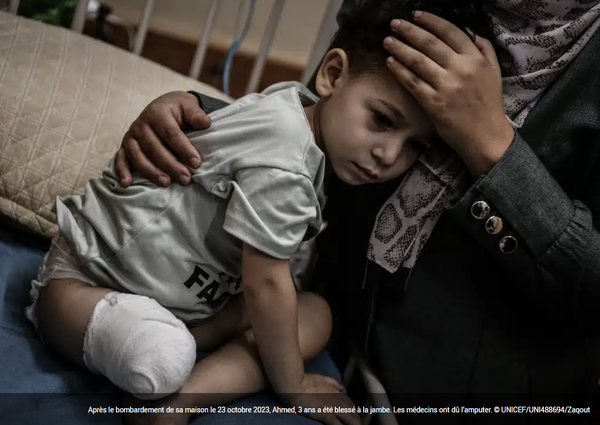 10 enfants amputés chaque jour à Gaza
