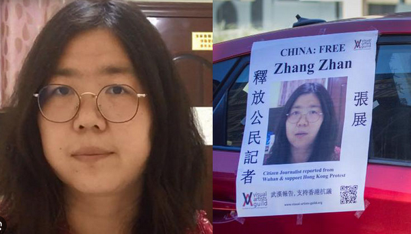 Chine : la journaliste Zhang Zhan emprisonnée pour ses reportages sur le Covid , bientôt libérée