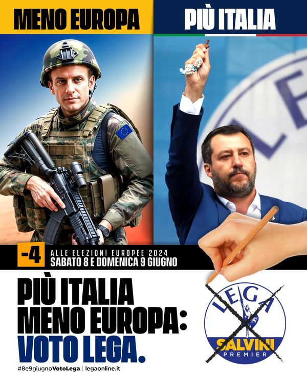 Salvini fait rire les Italiens sur Macron le va-t-en-guerre