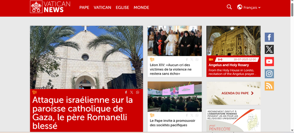 Finir le nettoyage ethnique: l’armée israélienne a frappé la paroisse catholique de Gaza ce 17 juillet au matin