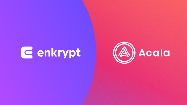 Interacting with Acala using Enkrypt
