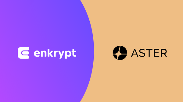 How to use Aster with Enkrypt