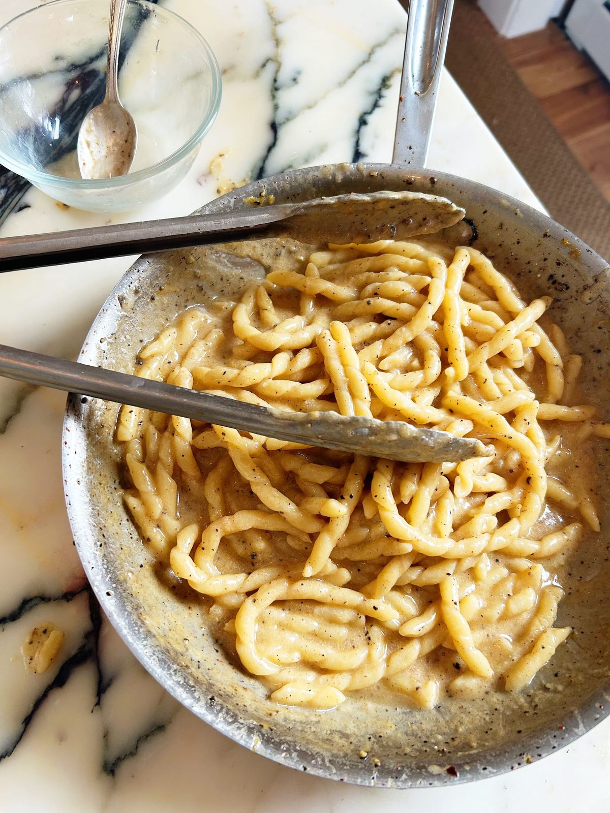 Lemon Pepper Pasta with Browned Butter