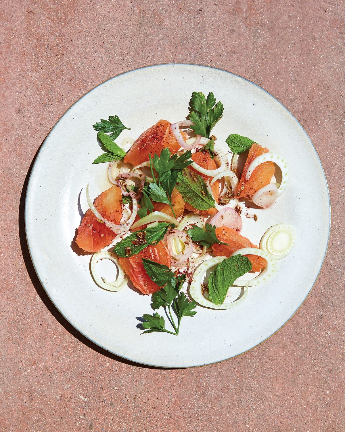 Fennel and Grapefruit Salad with Honey and Mint