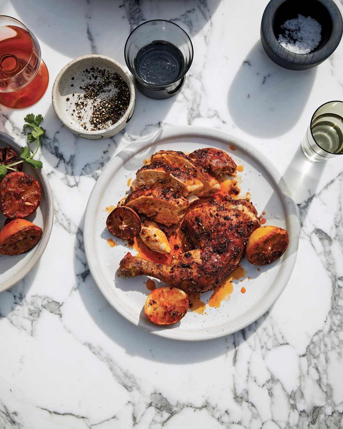 Paprika-Rubbed Sheet-Pan Chicken with Lemon